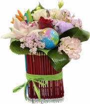Bouquet with pncils